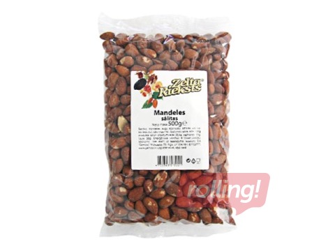 Mandlid, röstitud, soolased, 500g