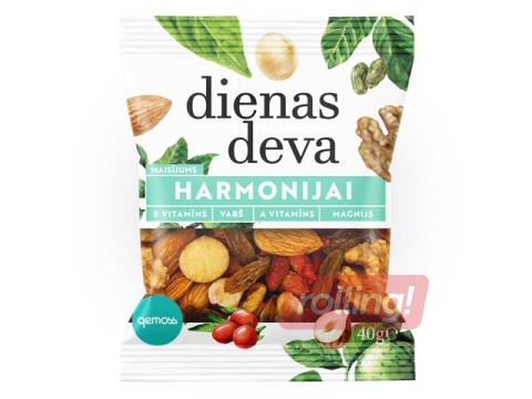 Смесь орехов и сухофруктов Dienas deva для «Гармонии», 40г