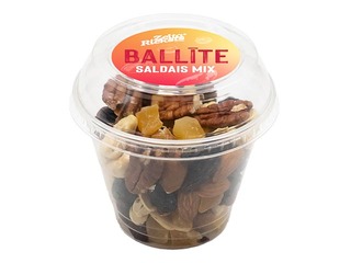 Pähkli ja kuivatatud puuviljade segu Ballīte mangoga 130 g