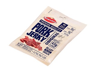 Kuivatatud, kuumsuitsutatud sealiha suupiste, Pork Jerky, 45 g