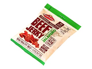 Kuivatatud, kuumsuitsutatud veiseliha suupiste jalapenoga, Beef Jerky, 45 g