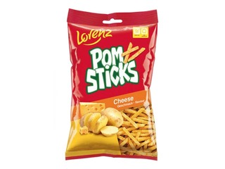 Potato straws with cheese flavor, Lorenz Pomsticks, 85g