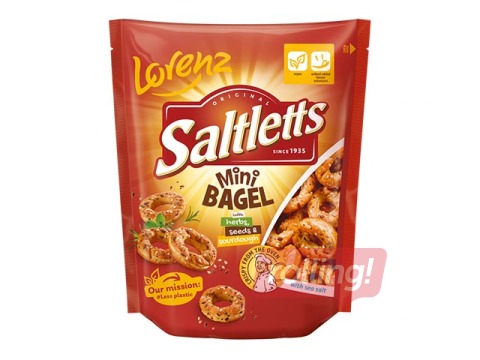 Soolased küpsised Lorenz, Mini bagel, 100g