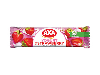 Musli batoon, AXA, jogurti ja maasikatega, 25g