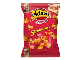 Čipsid Ādažu, Nacho juustuga maisi südamed, 100g