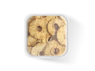Kuivatatud ananassirõngad, naturaalne, 150g