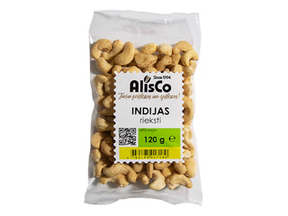  India pähklid  120g, premium,  AlisCo