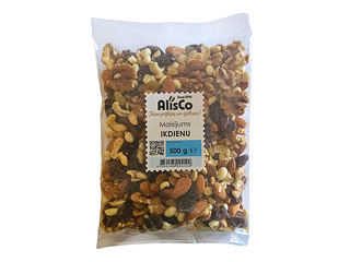 Pähkli- ja puuviljasegu Ikdiena, 500g, AlisCo