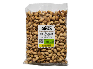 Röstitud ja soolatud pistaatsiapähklid  500g, AlisCo