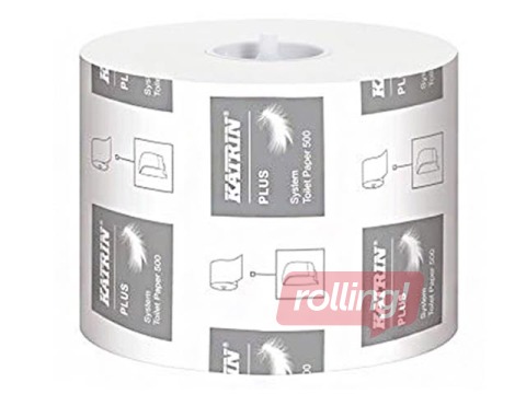 Toiler paper Katrin Plus System Toilet, 36 rolls, 2 layers, white