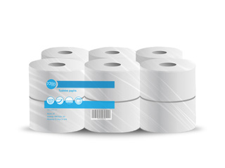 Tualettpaber Kliin, Jumbo, 2-kihiline, 180m, 12 rulli
