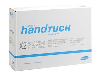 Rullpaberrätikud Xibu X2, 2-kih, 5 rulli, valge