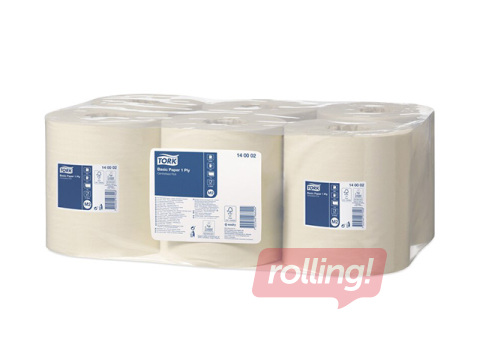 Paberrätik, Tork Basic M2, 280m, 1 kiht, valge 6 rulli, 140002