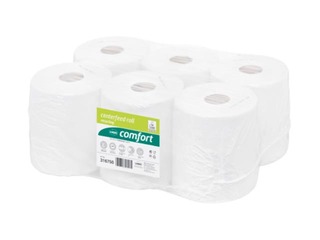Paberrätikud Satino Comfort 138m, 6 pakk, 2 kihti, valge