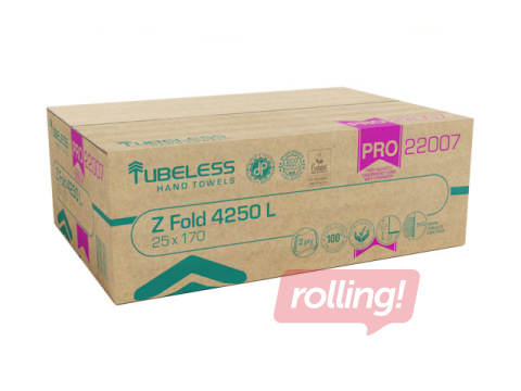 Paberrätikud lehtedena Tubeless, 170 sheets