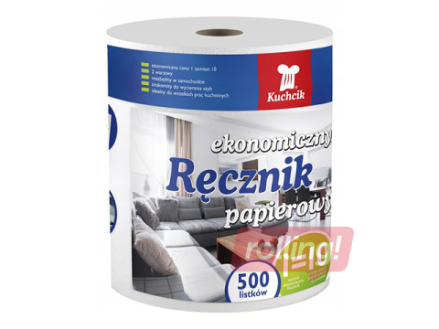 Paberrätik Aku Recznik, 2-kihiline, 22cm x 100m, 500 lehte