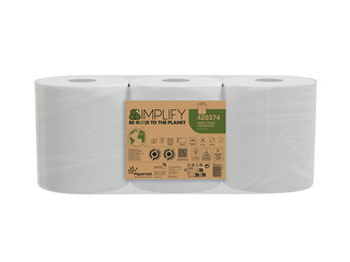 Paberkäterätid rullis Papernet Simplify Centerfeed, M2, 2-kihilised, 90m, 3 rulli