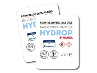 SALE Käte desinfitseerimis geel - Hydrop Ethanol 30 x 1,2 ml