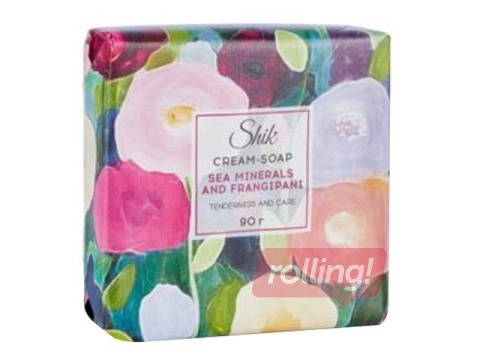 Kreemjas seep Shik,  mere mineraalid ja and plumeeria, 90 g