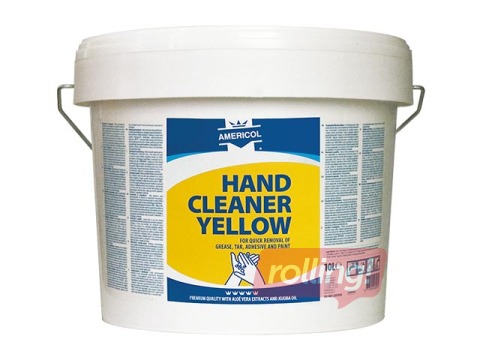 Kätepuhastuspasta AMERICOL, Yellow, 10l
