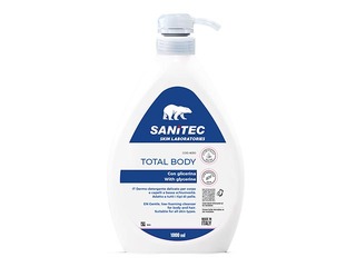 Dušigeel, šampoon, vedel käteseep Sanitec Total body, 1 l