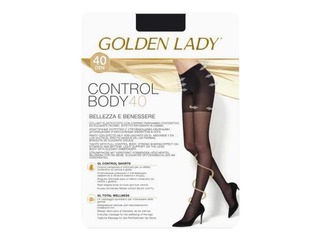 Women's tights, Control Body, Golden Lady, 40 den, Nero, 3 sizes.