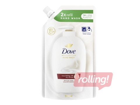 Vedel seep Dove Nourishing Silk, täitepakend, 500ml
