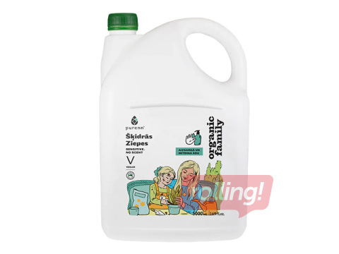 Vedelseep Purenn, Sensitive aaloe ja saialille ekstraktidega, 5l