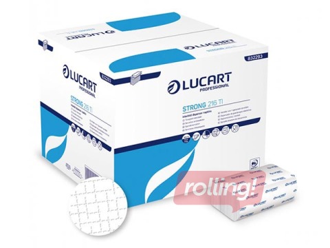 Dosaatori salvrätikud Lucart Strong 216 TI, 1 pakk. x 150 salvrätikut, 2 kihti