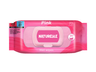 Niisked salvrätikud, Naturelle, lõhnastatud, roosad, 70 tk