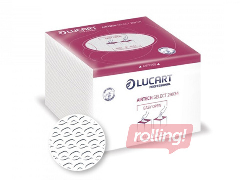 Salvrätikud Lucart, Airtech, Select, korduvkasutatavad, valged, 29×34cm, 40tk