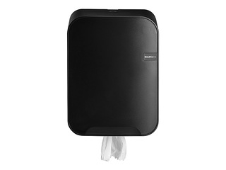 Paberrätikuhoidik QuartzLine Midi, plastist, must
