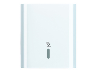 Paberirätikute lehtede hoidik Papernet, plastist, antibakteriaalne, valge