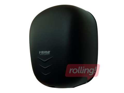 Elektriline kätekuivati Vama, Steam Dry UV, 1100W, matt, must