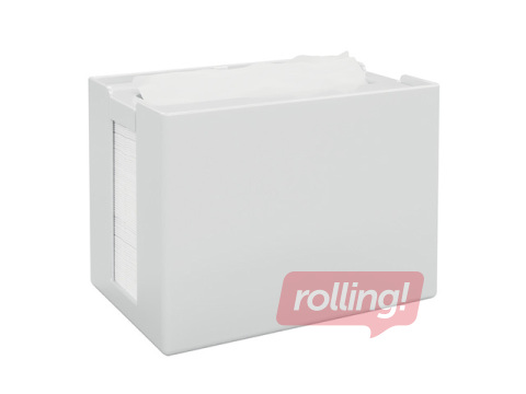 Salvrätikuhoidja Papernet, plastik, valge