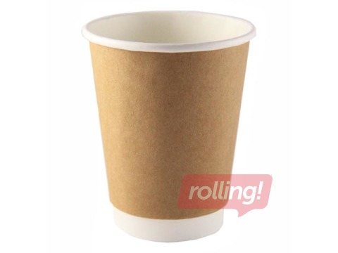 Cups for hot drinks Hot Natural with double walls, ø90mm, 350ml, 25pcs.