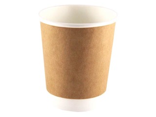 Cups for hot drinks with double wall, ø80mm, 200-250 ml, 25 pcs.