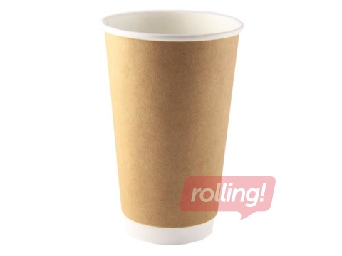 Cups for hot drinks with double wall, ø90mm, 450 ml, 25 pcs.