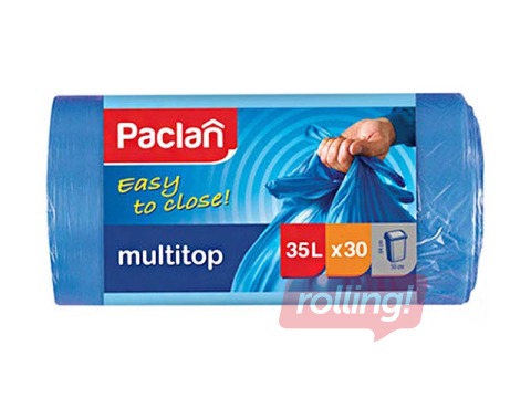 Prügikotid 35 l, 15 mic, 30 tk, sinine