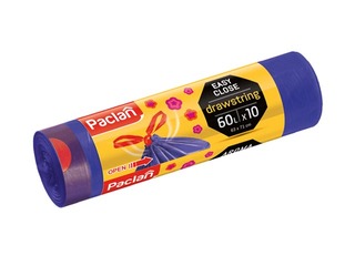 Garbage bags Paclan, tieable, scented, 60 l, 10 pcs.