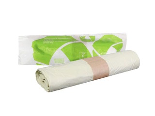 Biolagunevad prügikotid BIO, rohelised, 140l, 18 mikr., 10 tk.