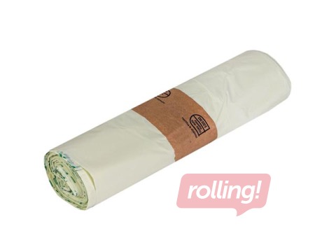 Biolagunevad prügikotid BIO, rohelised, 240l, 17 mikr., 10 tk.