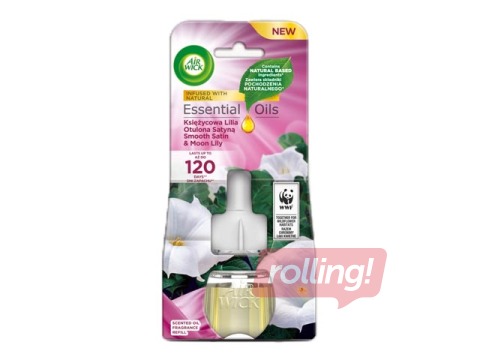 Õhuvärskendaja täitepudel Air Wick, Electrical, Satin Moon Lilly, 19ml