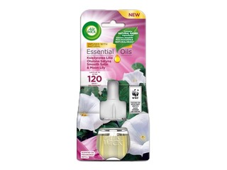 Õhuvärskendaja täitepudel Air Wick, Electrical, Satin Moon Lilly, 19ml