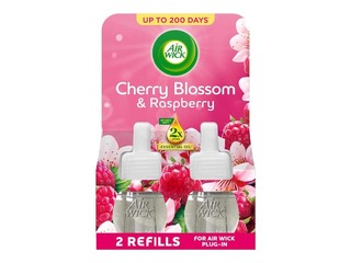 Õhuvärskendaja täitepudel Air Wick Electrical, Cherry Blossom & Raspberry, 2x19ml