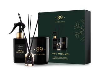 Kodukomplekt Aromatic 89, aromaatsed pulgad, sprei ja küünal, Old Million