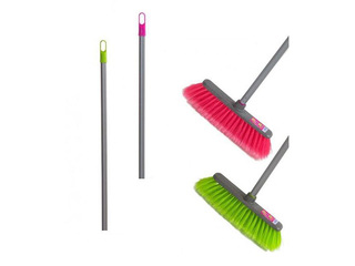 Põrandahari alumiiniumvarrega, 125cm (erinevad värvid)