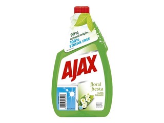Klaasipuhastusvahend, Ajax Spring Flowers, roheline täidis 750 ml