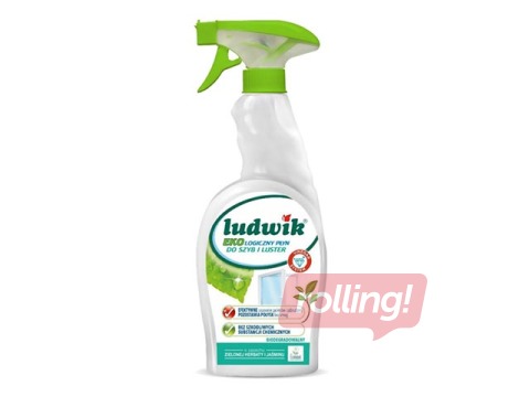 Puhastusvedelik akendele ja peeglitele, Ludwik eco, 750 ml