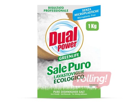Nõudepesumasinate ökoloogiline sool Dual Power Greenlife Sale Puro, 1 kg
